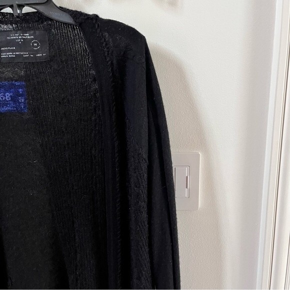 AllSaints Spitalfields Wendell Cardigan Sweater in Black 14 - Picture 3 of 12